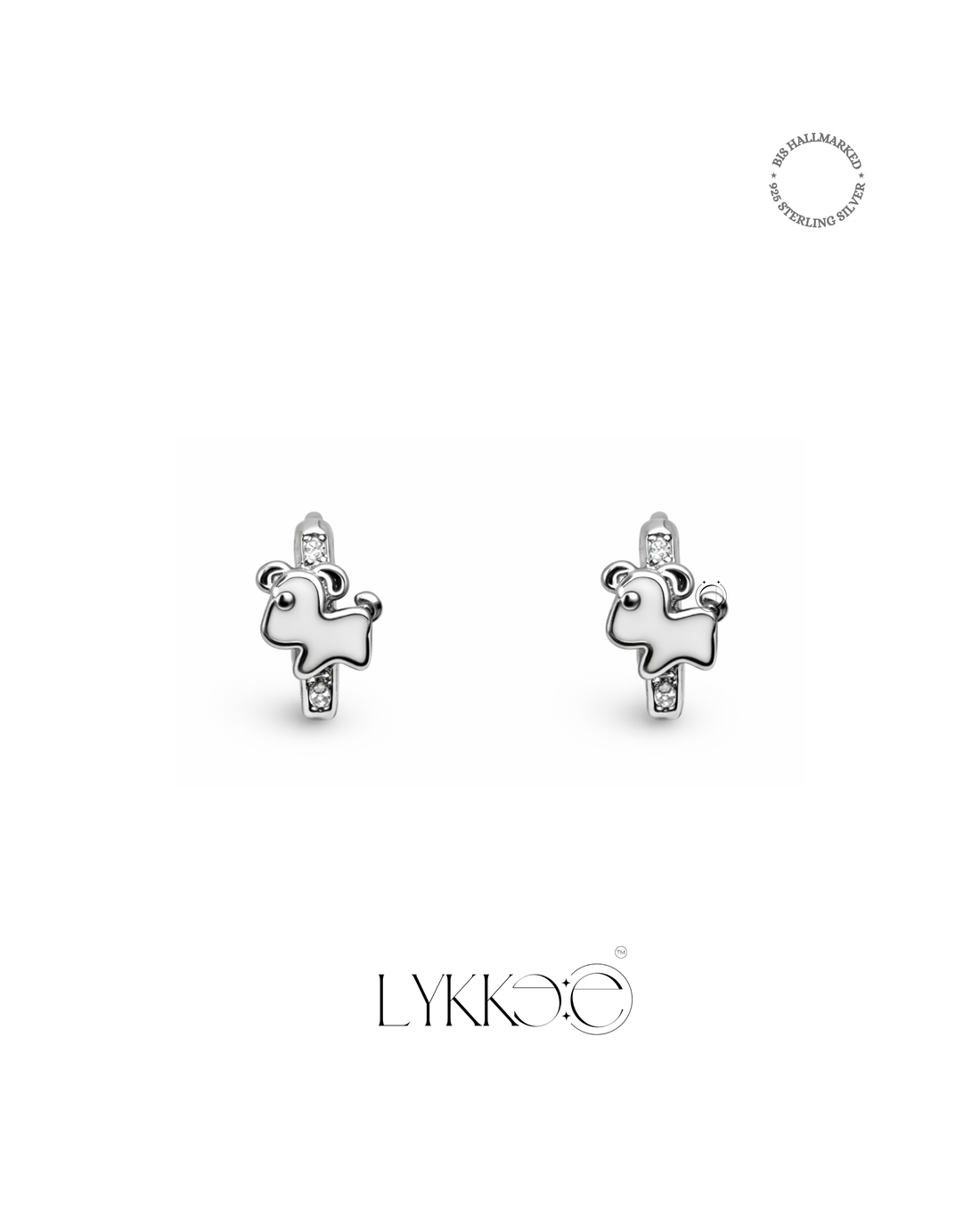 Tiny Tails Huggie Earrings