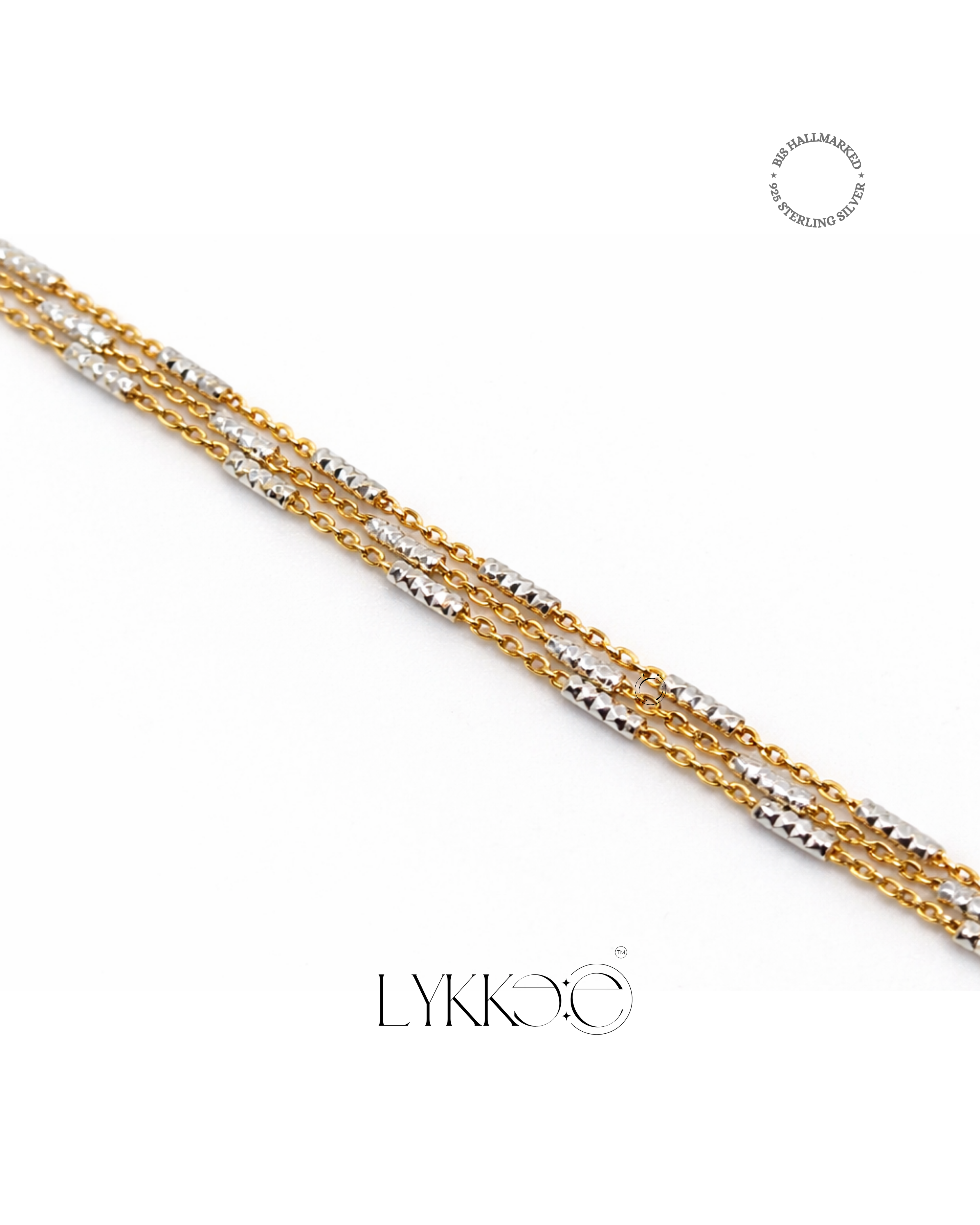 Spark Line Two-Tone Gold Chain