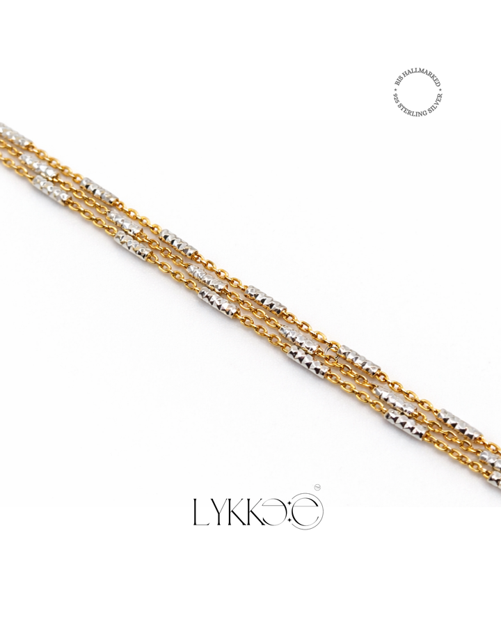 Spark Line Two-Tone Gold Chain