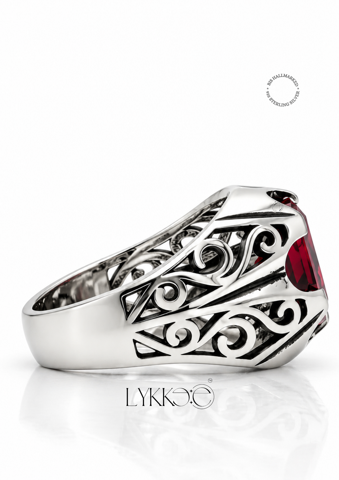 Crimson Sovereign Ring
