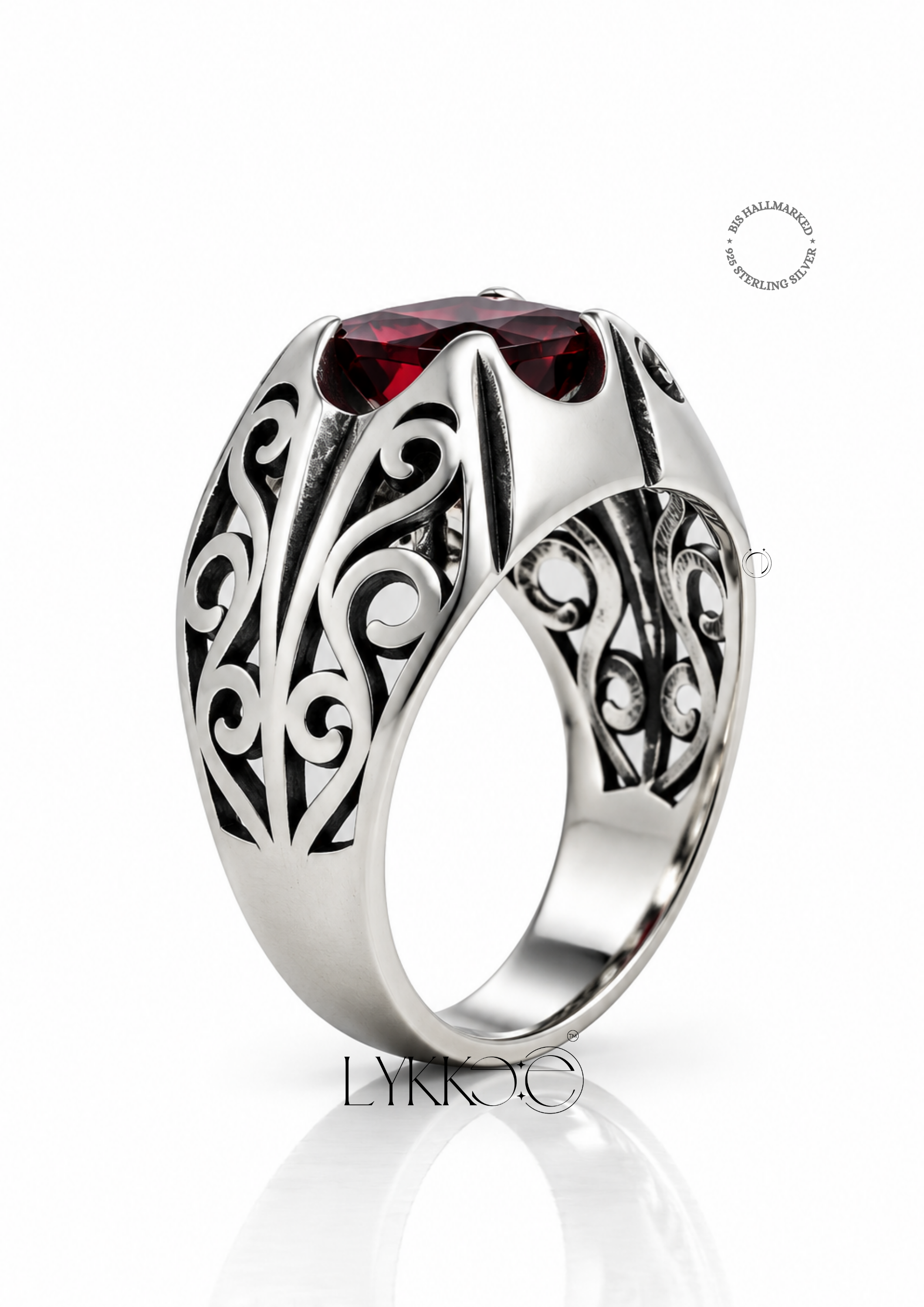 Crimson Sovereign Ring