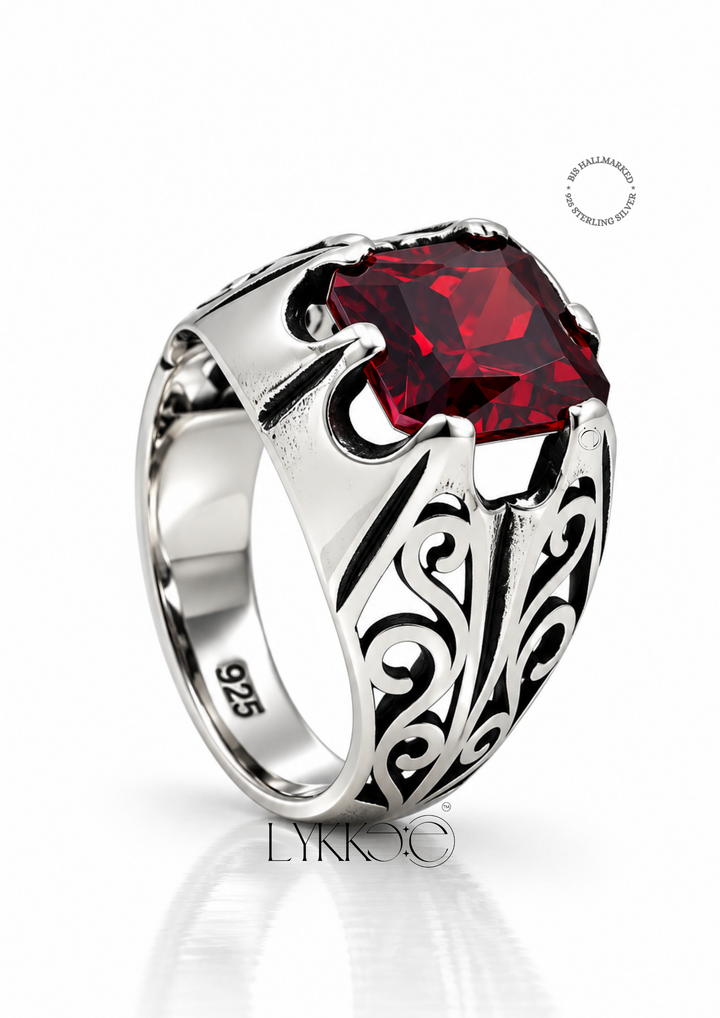 Crimson Sovereign Ring