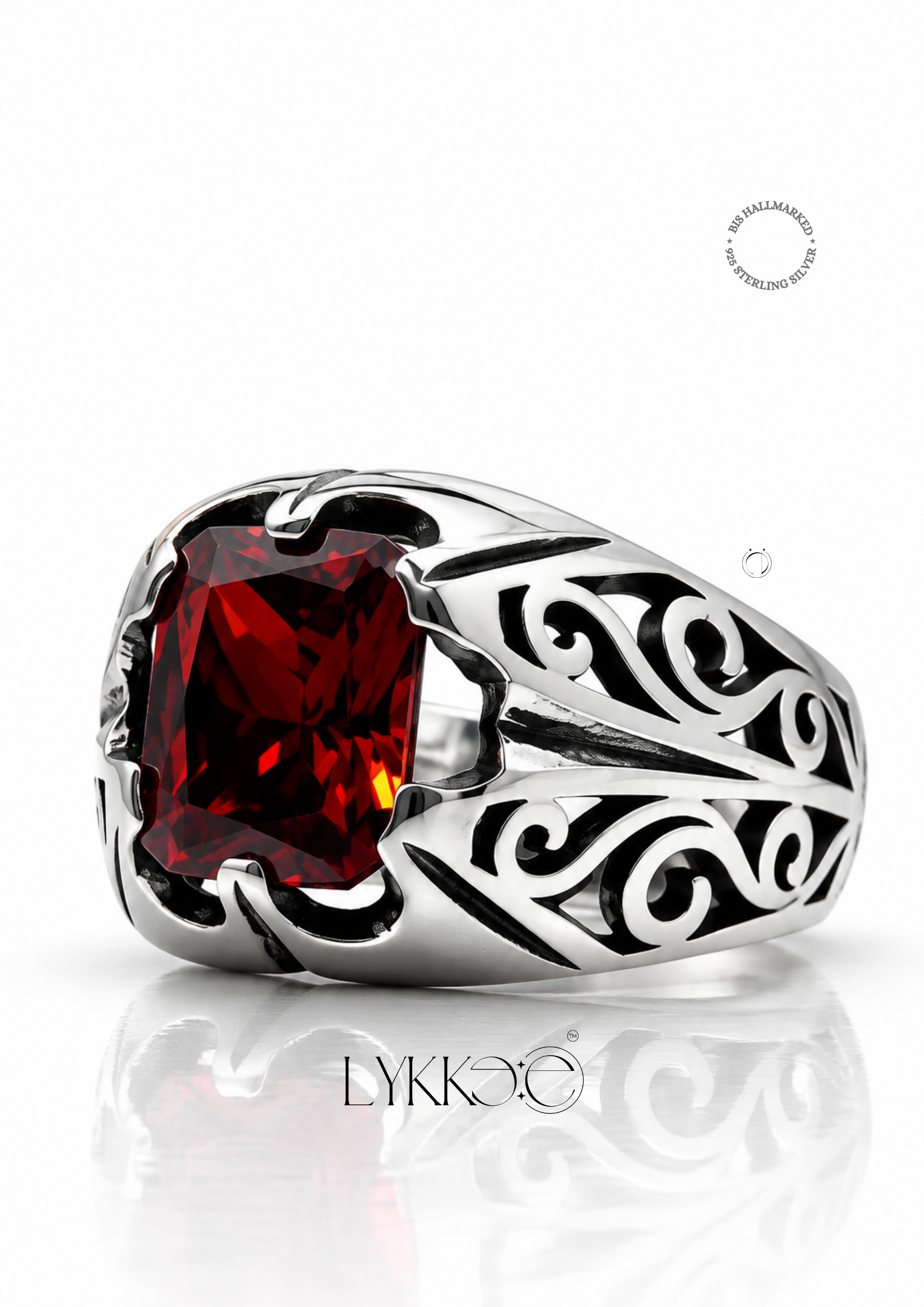 Crimson Sovereign Ring