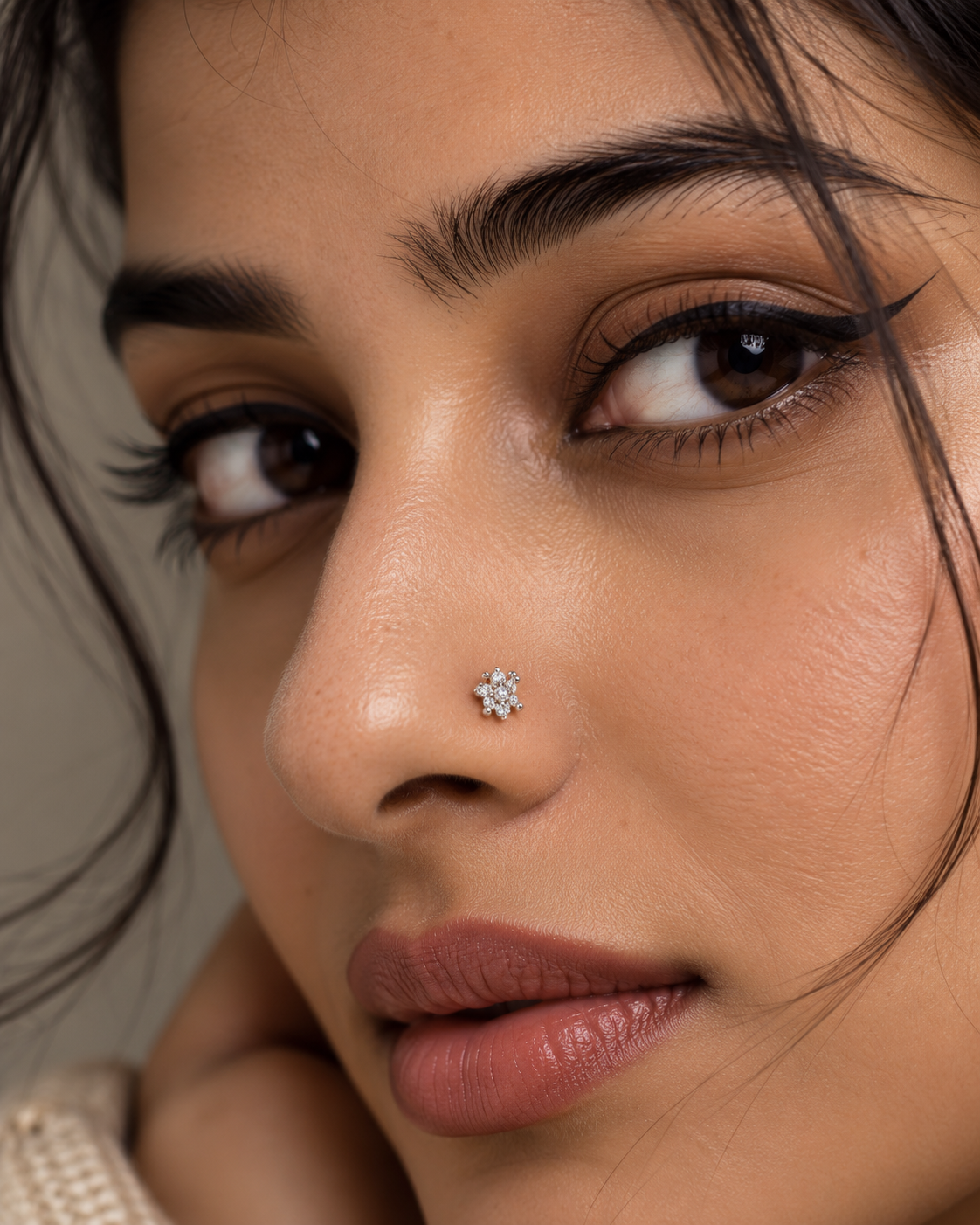 Celestial Bloom Nose Pin